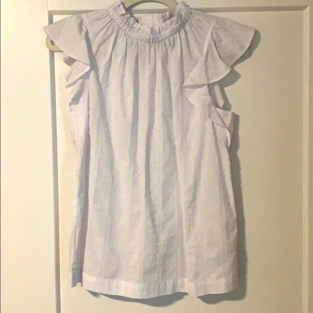 Unworn Gap sleeveless top with swiss dots